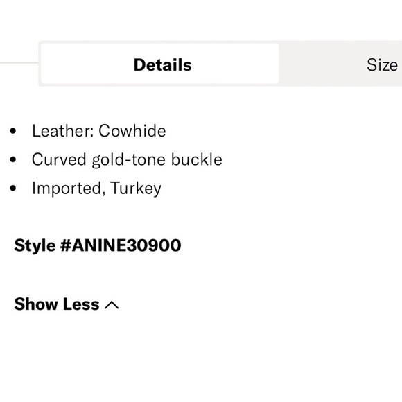 Anine Bing Belt in cream NWT - Picture 12 of 12